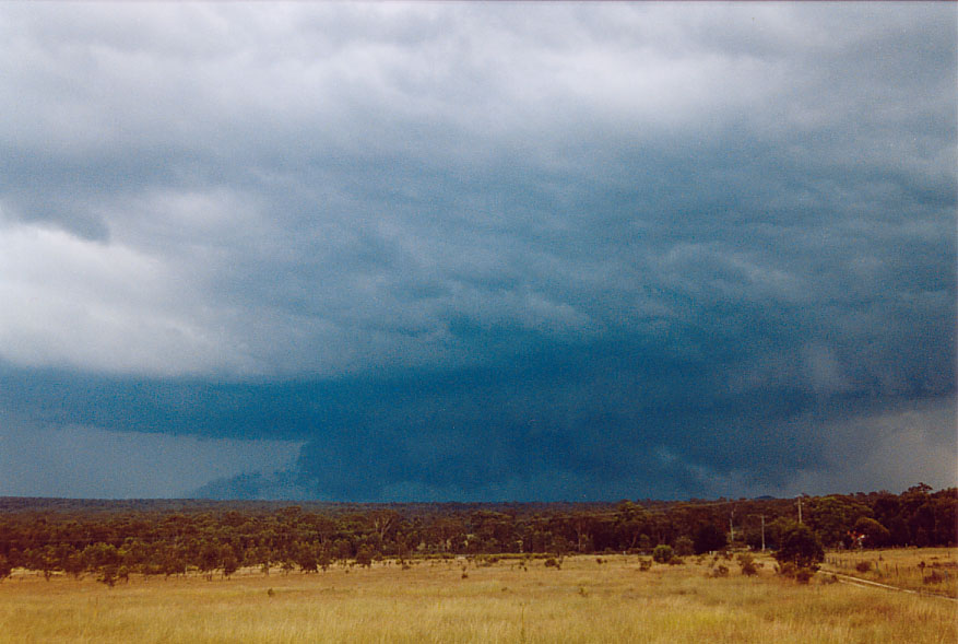 cumulonimbus thunderstorm_base : Ulan, NSW   20 February 2005