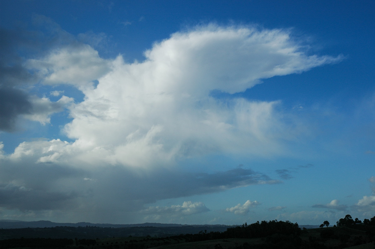 thunderstorm cumulonimbus_incus : McLeans Ridges, NSW   18 May 2005