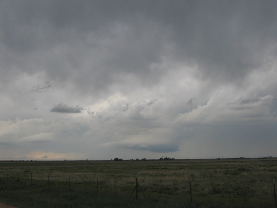 cumulonimbus thunderstorm_base : Mosquero, New Mexico, USA   25 May 2005