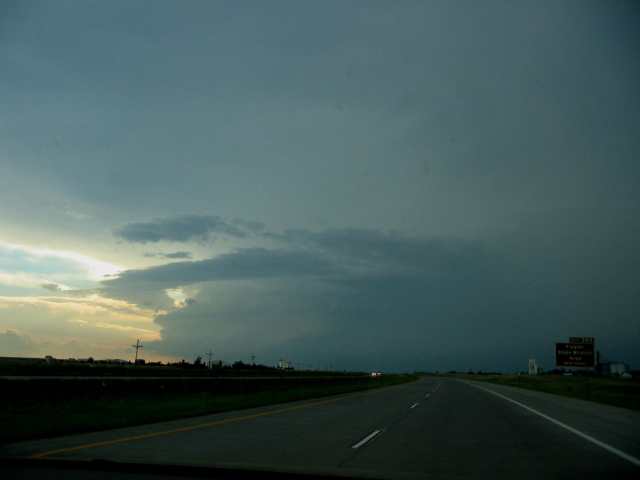 shelfcloud shelf_cloud : I-70 near Flagler, Colorado, USA   2 June 2005