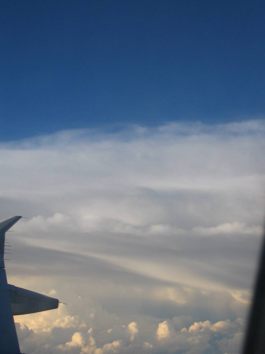 cumulonimbus supercell_thunderstorm : above W Texas, USA   9 June 2005