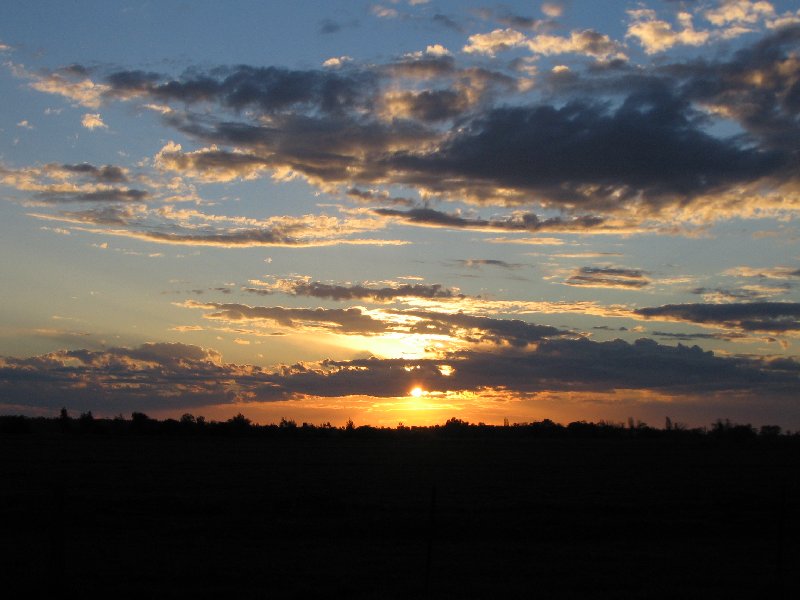 sunset sunset_pictures : NW of Griffith, NSW   9 September 2005