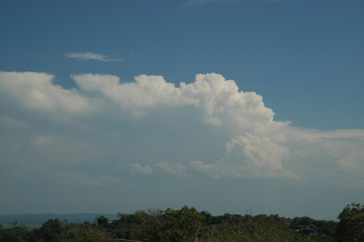 thunderstorm cumulonimbus_incus : near Coraki, NSW   13 December 2005