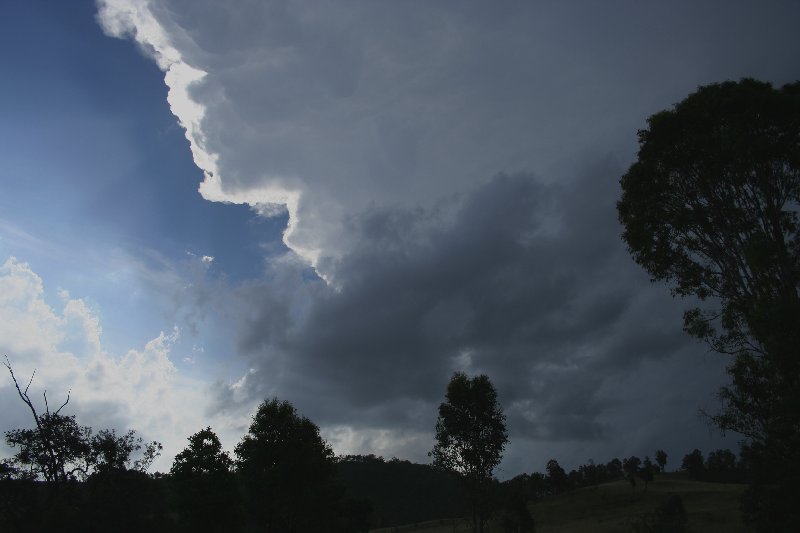 updraft thunderstorm_updrafts : near Yarraman, Qld   26 December 2005