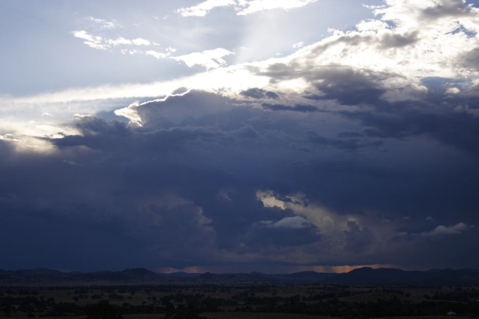 thunderstorm cumulonimbus_incus : Gulgong, NSW   16 February 2006
