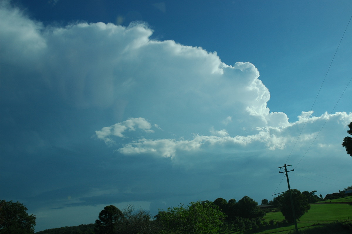 thunderstorm cumulonimbus_incus : McLeans Ridges, NSW   17 February 2006