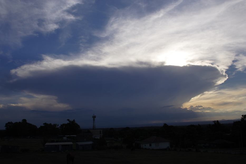 thunderstorm cumulonimbus_incus : Riverstone, NSW   25 February 2006