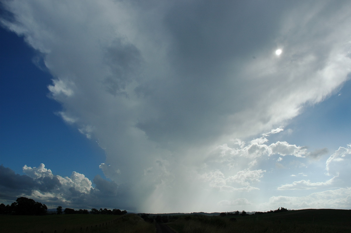 anvil thunderstorm_anvils : near Kyogle, NSW   21 April 2006