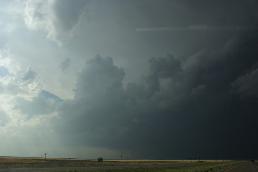 cumulonimbus thunderstorm_base : Andrews, Texas, USA   5 May 2006