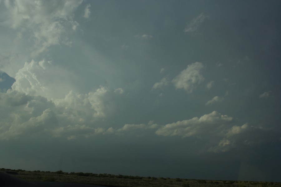 cumulonimbus supercell_thunderstorm : SW of Patricia, Texas, USA   5 May 2006