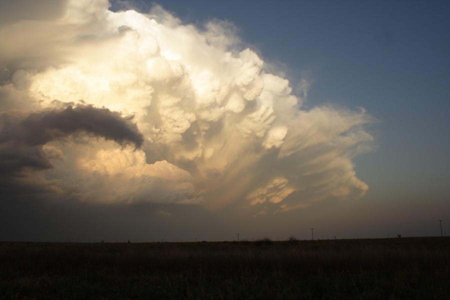thunderstorm cumulonimbus_incus : S of Patricia, Texas, USA   5 May 2006
