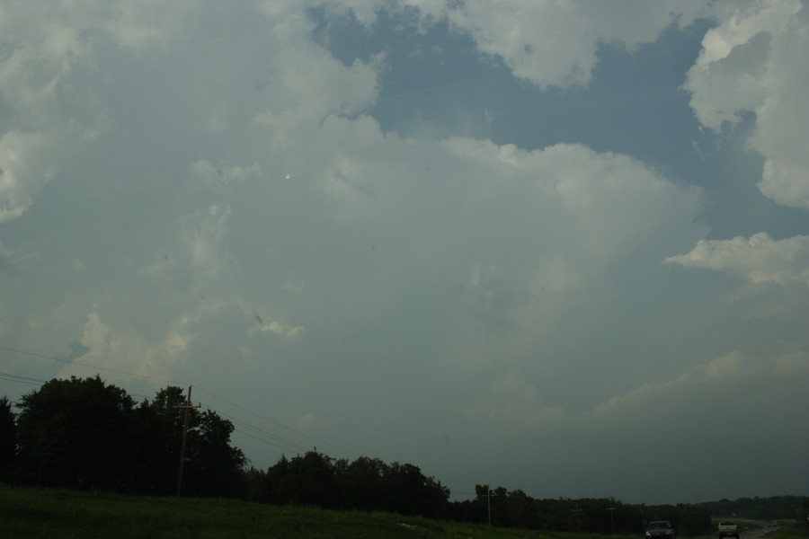 cumulonimbus supercell_thunderstorm : McAlester, Oklahoma, USA   9 May 2006
