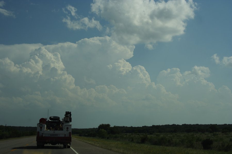 thunderstorm cumulonimbus_calvus : Senora, Texas, USA   14 May 2006