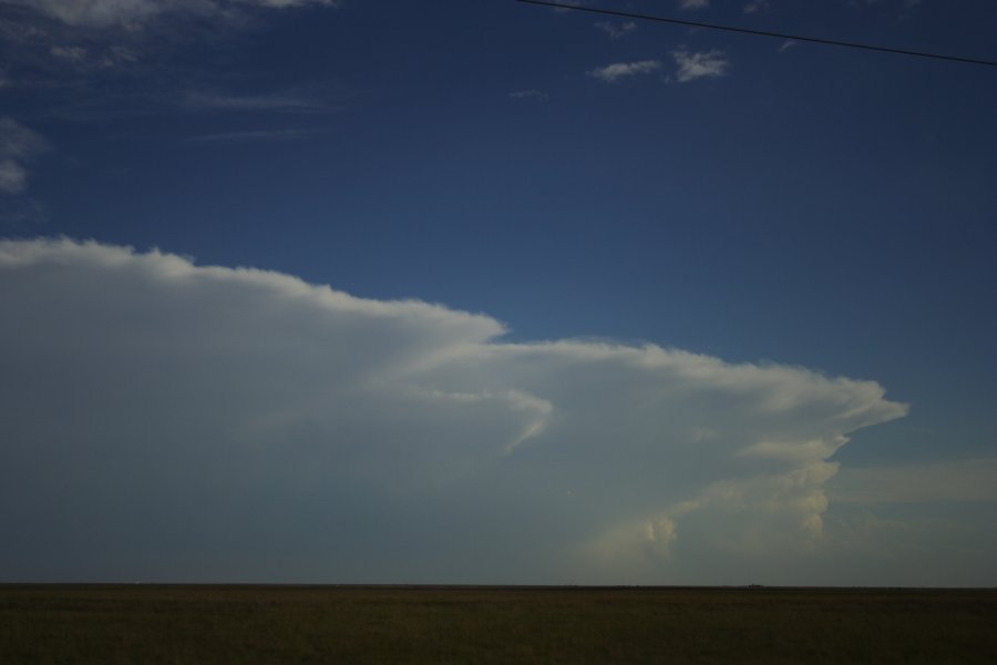 thunderstorm cumulonimbus_incus : Guymon, Oklahoma, USA   21 May 2006