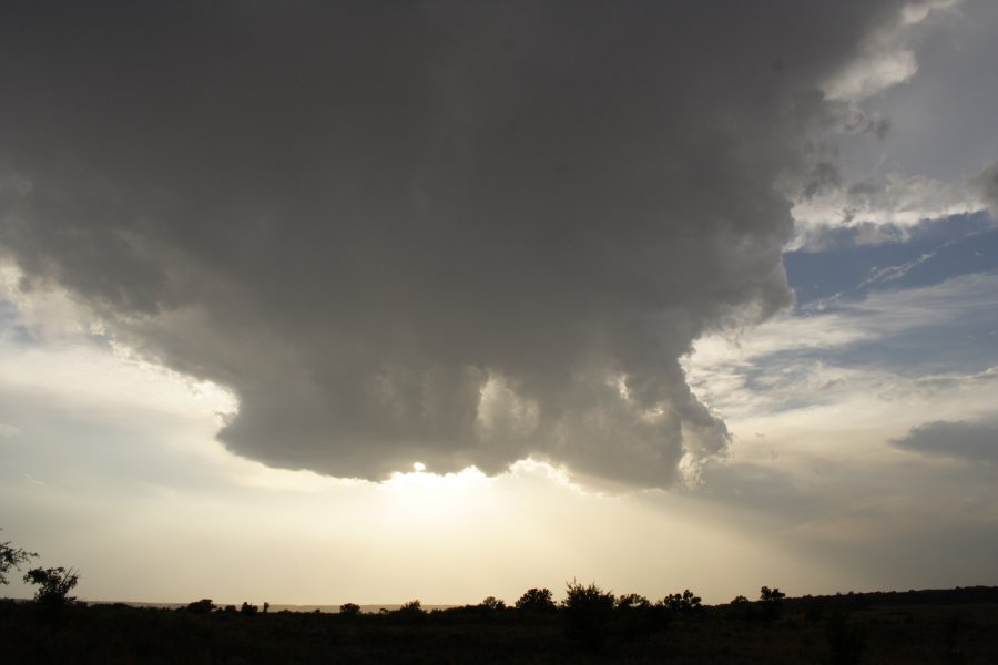 thunderstorm cumulonimbus_incus : near Woodward, Oklahoma, USA   25 May 2006