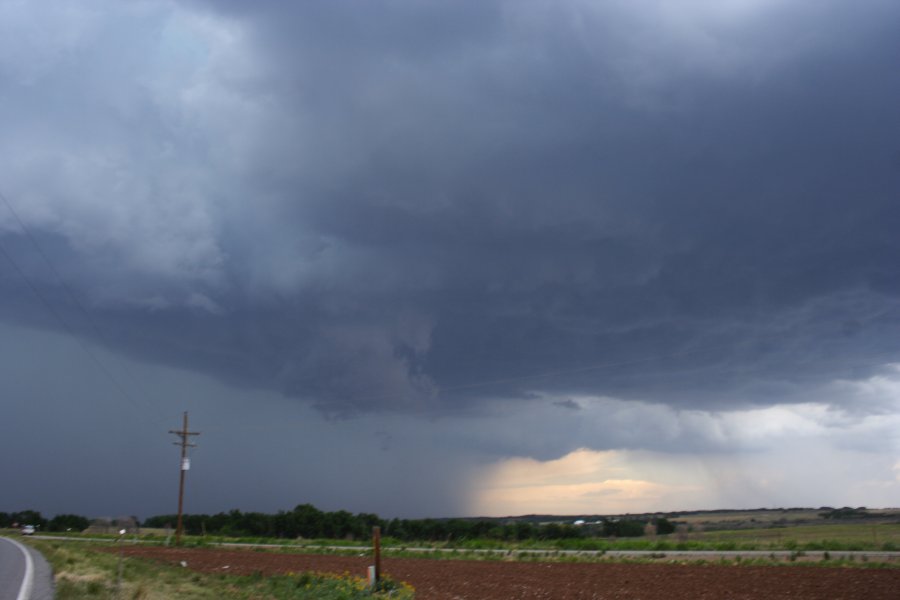 cumulonimbus supercell_thunderstorm : N of Sayre, Oklahoma, USA   30 May 2006