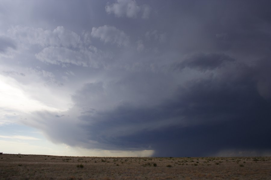 thunderstorm cumulonimbus_incus : N of Clayton, Colorado, USA   2 June 2006