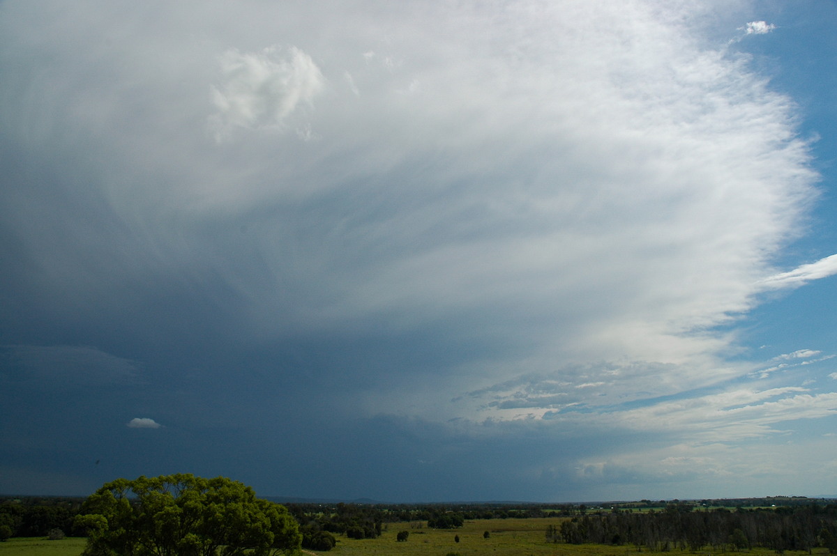 thunderstorm cumulonimbus_incus : near Coraki, NSW   14 December 2006