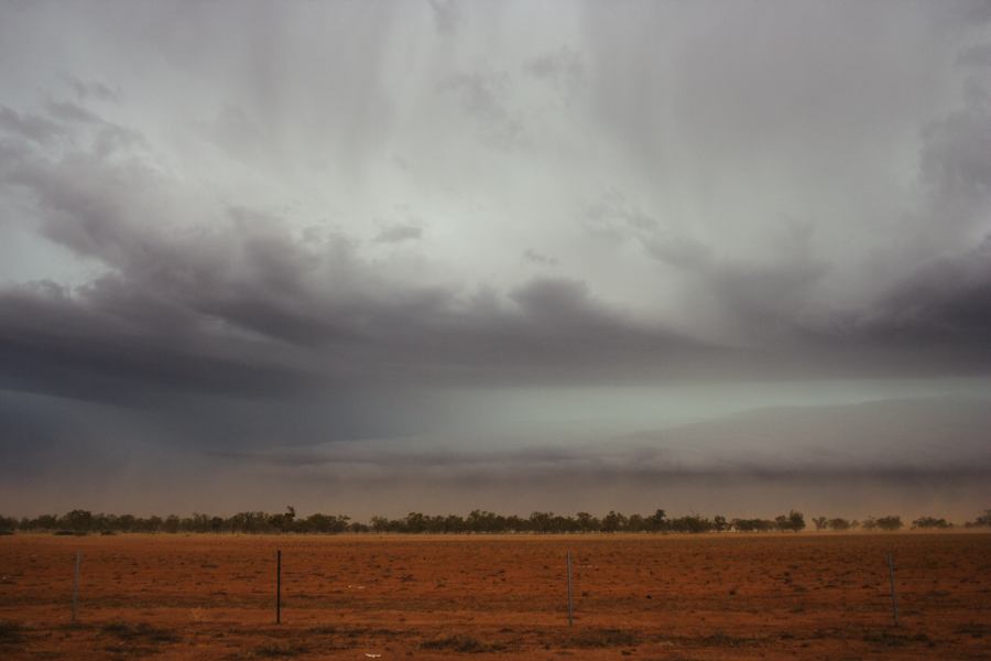 shelfcloud shelf_cloud : 10km N of Barringun, NSW   2 January 2007
