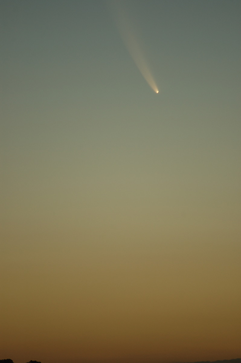sunset sunset_pictures : Comet McNaught from McLeans Ridges   19 January 2007