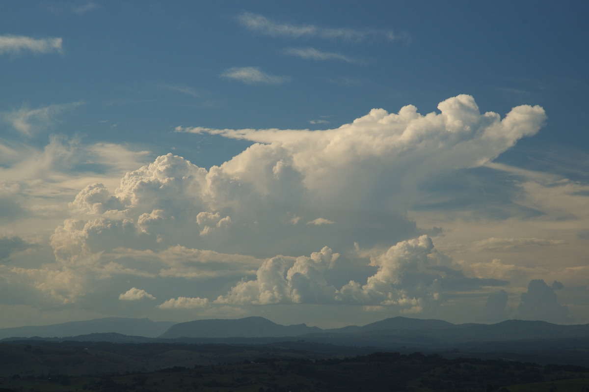 thunderstorm cumulonimbus_incus : McLeans Ridges, NSW   22 January 2007