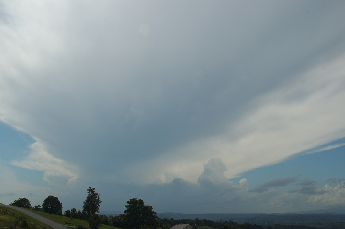 thunderstorm cumulonimbus_incus : McLeans Ridges, NSW   30 January 2007