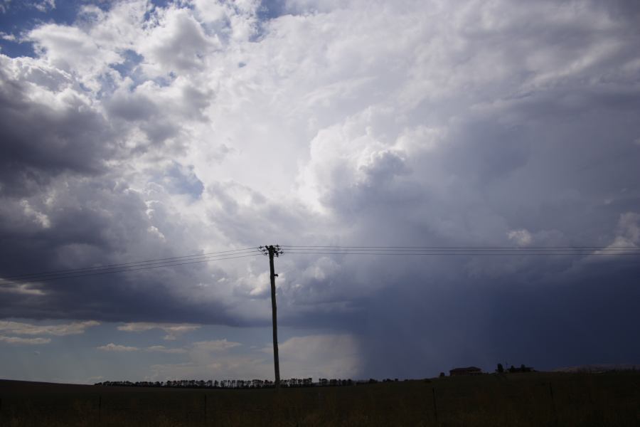 thunderstorm cumulonimbus_incus : E of Bathurst, NSW   3 February 2007