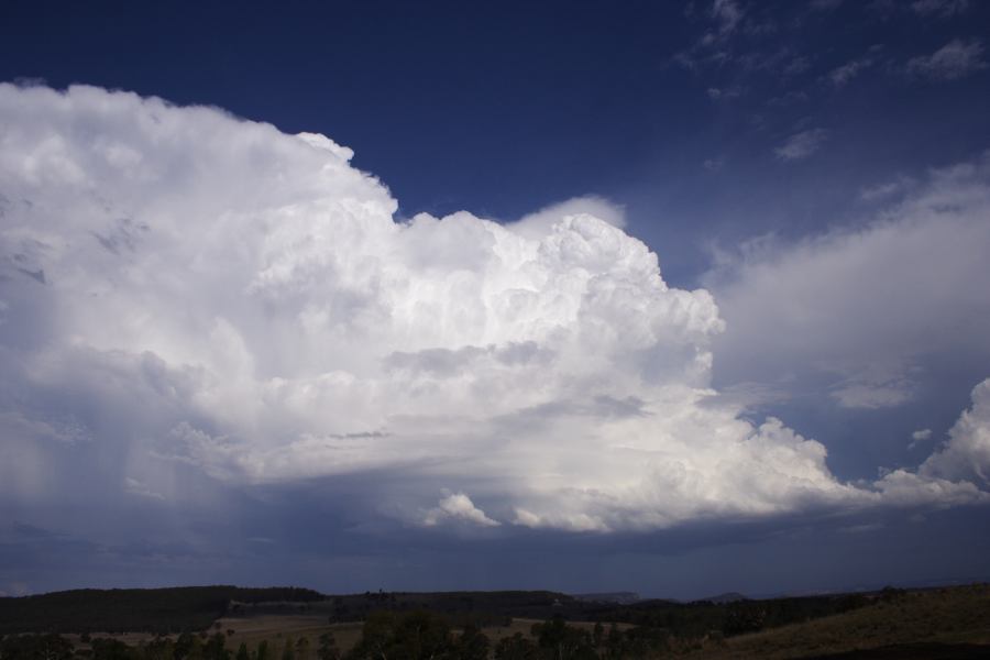 thunderstorm cumulonimbus_incus : S of Cherry Tree Hill, NSW   3 February 2007