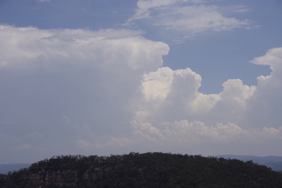 thunderstorm cumulonimbus_incus : Mt Victoria, NSW   7 February 2007
