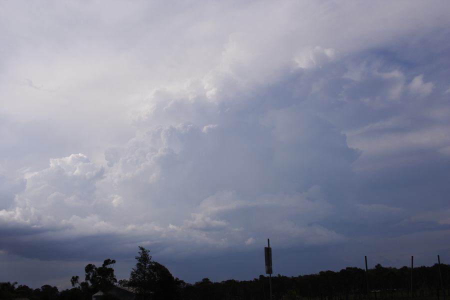 thunderstorm cumulonimbus_incus : Vineyard, NSW   19 February 2007