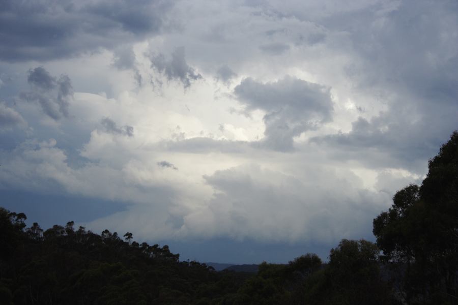 thunderstorm cumulonimbus_incus : near Mt Tomah, NSW   24 February 2007