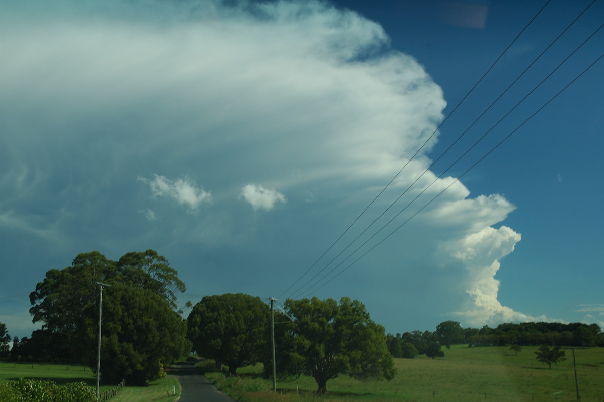 thunderstorm cumulonimbus_incus : McLeans Ridges, NSW   2 March 2007