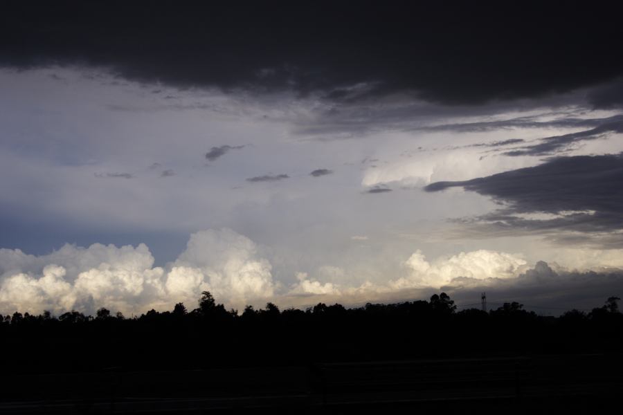 thunderstorm cumulonimbus_calvus : near Eastern Creek, NSW   8 March 2007