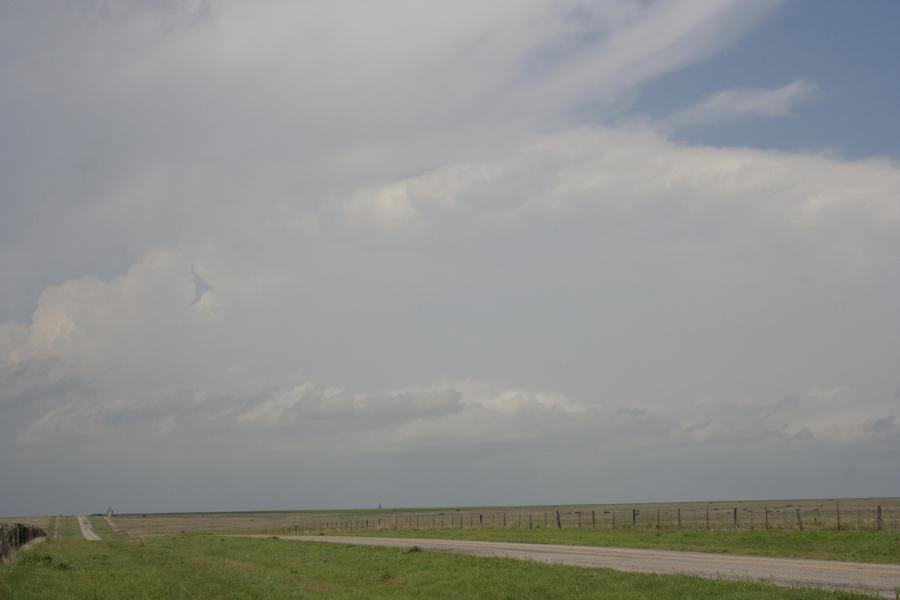 cumulonimbus supercell_thunderstorm : SW of Seymour, Texas, USA   13 April 2007