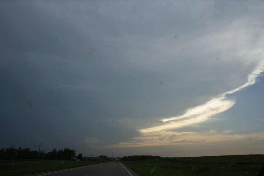 cumulonimbus supercell_thunderstorm : NE of Woodward, Oklahoma, USA   4 May 2007