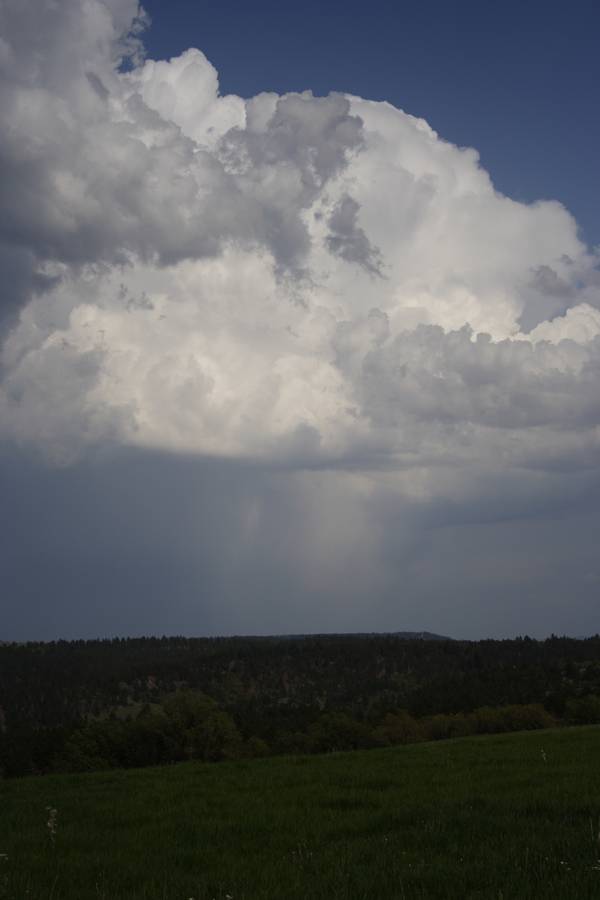 thunderstorm cumulonimbus_incus : near Devil's Tower, Wyoming, USA   18 May 2007