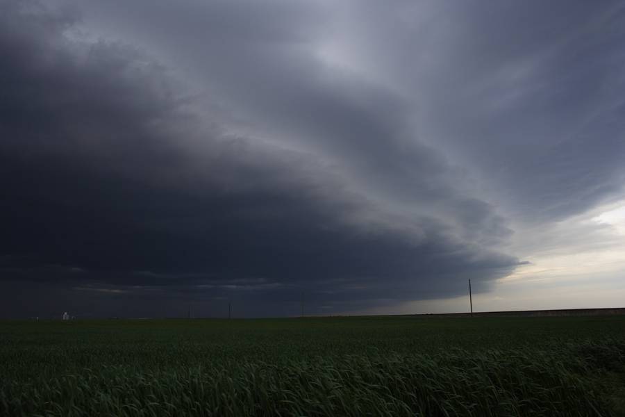 shelfcloud shelf_cloud : S of Bridgeport, Nebraska, USA   21 May 2007