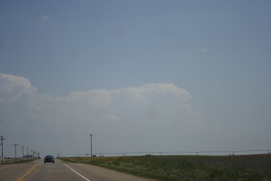 thunderstorm cumulonimbus_incus : near Turpin, Oklahoma, USA   23 May 2007