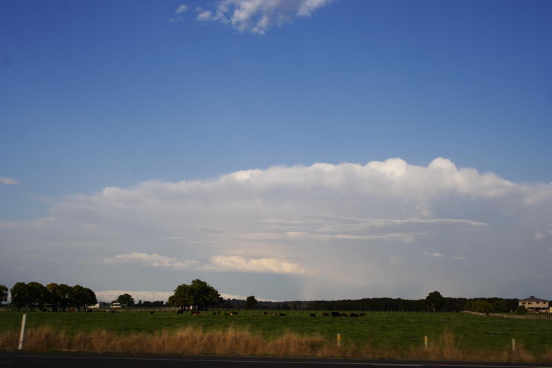 thunderstorm cumulonimbus_incus : near Taree, NSW   14 September 2007