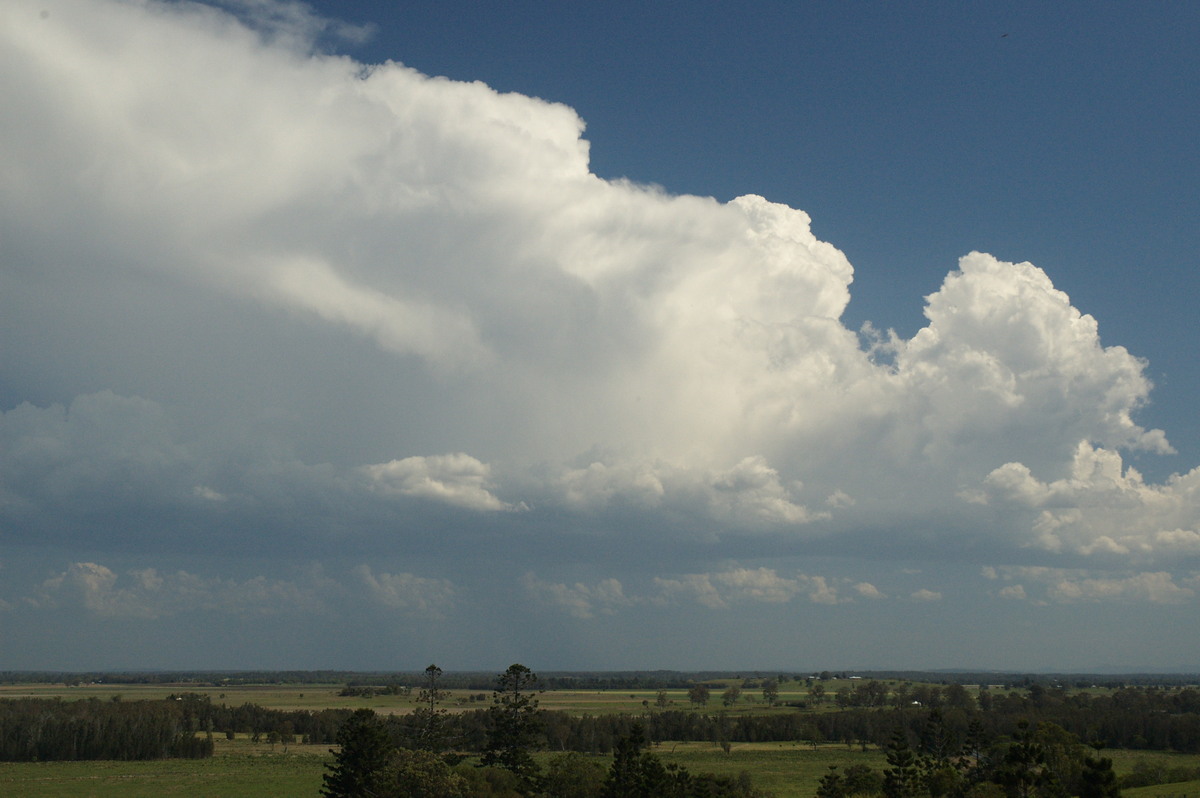 thunderstorm cumulonimbus_incus : Wyrallah, NSW   6 October 2007