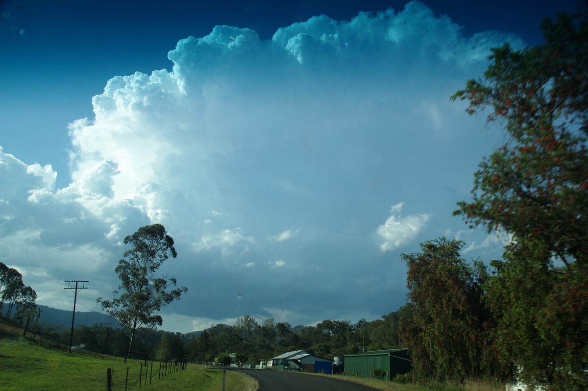 thunderstorm cumulonimbus_incus : Border Ranges, NSW   6 October 2007