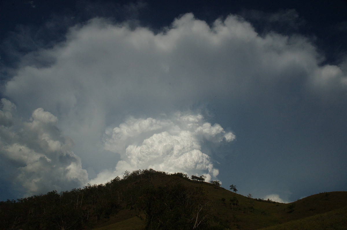anvil thunderstorm_anvils : near Rathdowney, QLD   6 October 2007