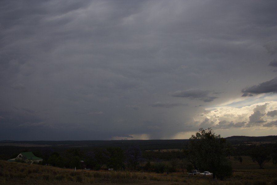 thunderstorm cumulonimbus_incus : near Warialda, NSW   31 October 2007