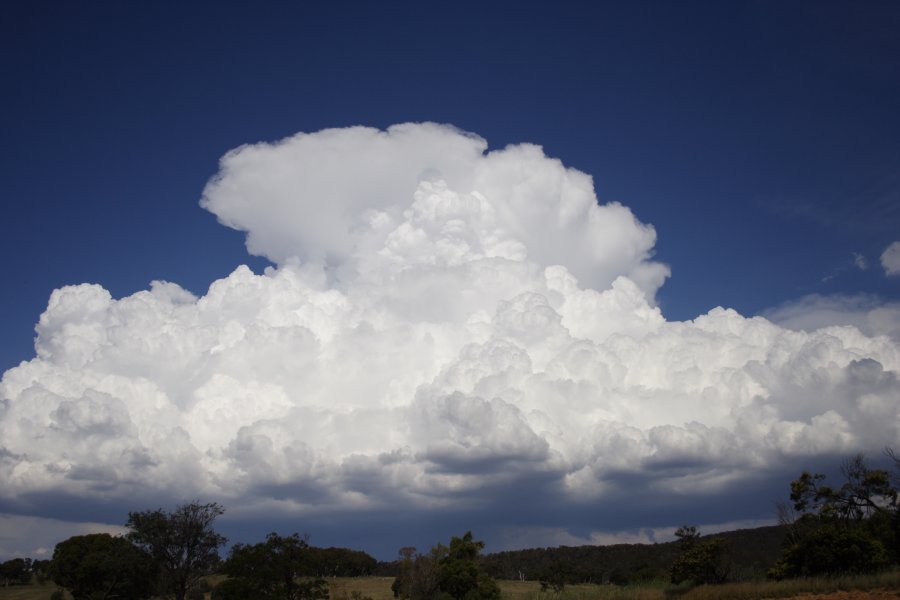 thunderstorm cumulonimbus_incus : near Lake George, NSW   18 November 2007