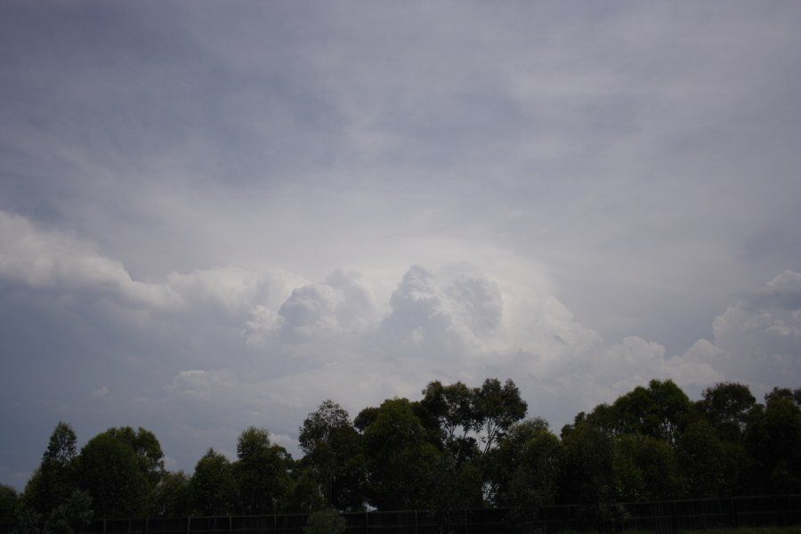 thunderstorm cumulonimbus_incus : M4 motorway, NSW   9 December 2007