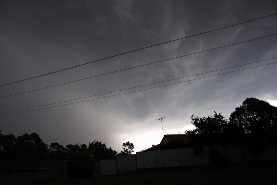 cumulonimbus supercell_thunderstorm : Erskine Park, NSW   9 December 2007