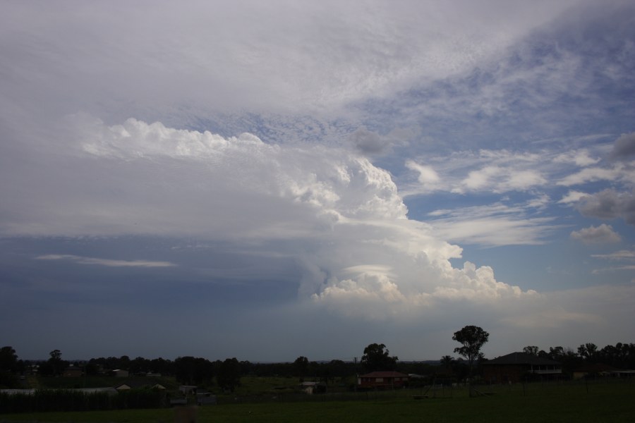 updraft thunderstorm_updrafts : Schofields, NSW   16 January 2008