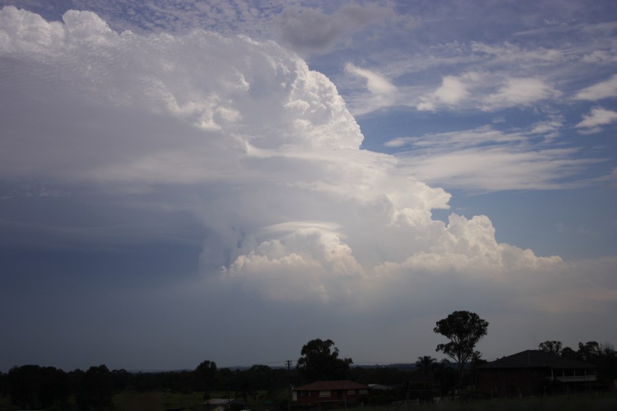thunderstorm cumulonimbus_incus : Schofields, NSW   16 January 2008