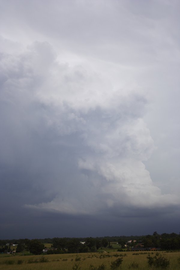 thunderstorm cumulonimbus_incus : near Cross Roads, NSW   26 February 2008