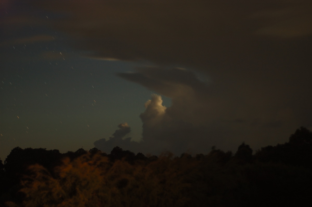 thunderstorm cumulonimbus_incus : McLeans Ridges, NSW   24 April 2008